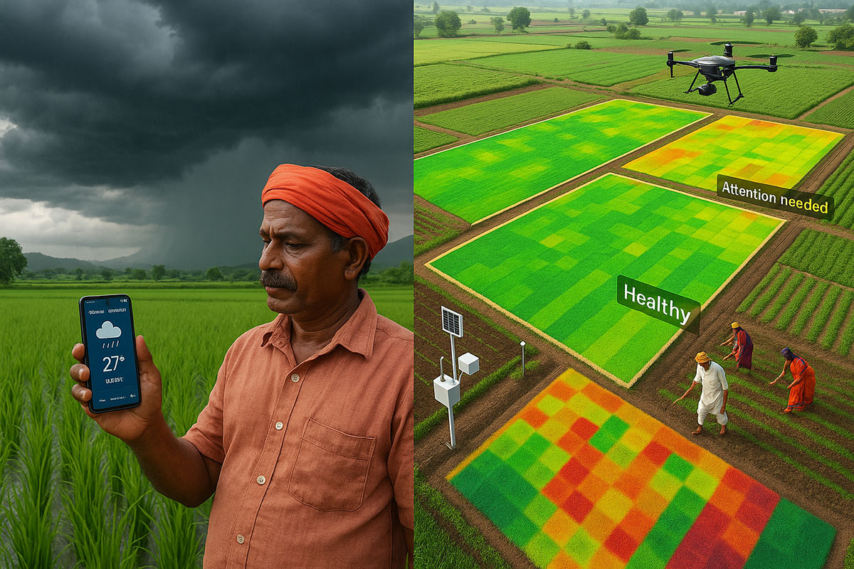Deep Learning in Indian Agriculture: How AI is Helping Farmers Predict Monsoons & Boost Yields