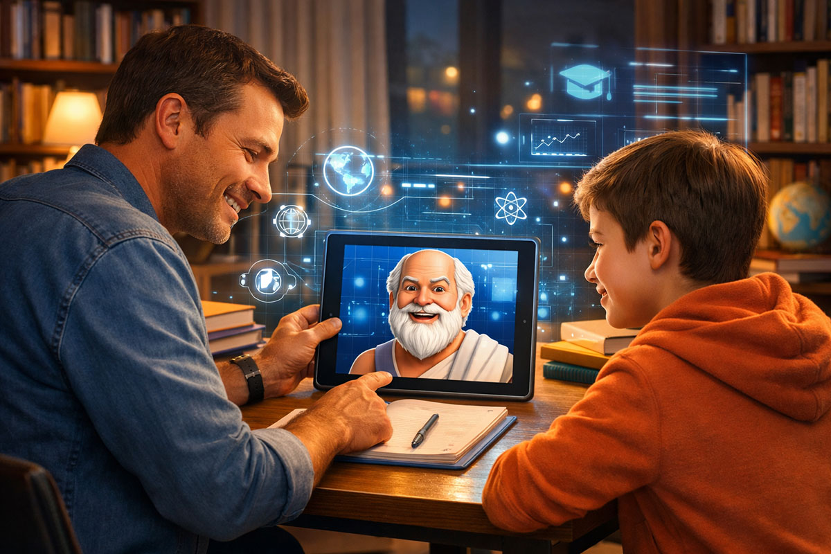 The AI Family Pact – How to Use AI as a “Socratic Tutor” Rather than an “Answer Key”